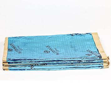 AUTQMAXX CAR Damping 5 Sheet Thickness 2.6MM Daimention 32'' X 18'' per pc Sound PROOFING and Heat PROOFING Car Sound deadening Material Sound Insulation (Blue)