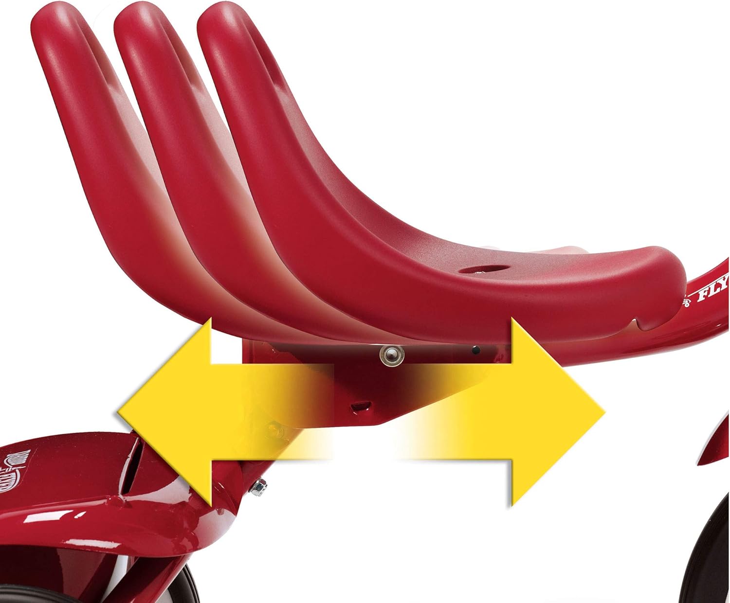 Radio Flyer 411S Kids Toddler Readily Assembled Adjustable Beginner Trike Tricycle Bike with Storage Bin and Handle Streamers, Red : Childrens Tricycles : Sports & Outdoors