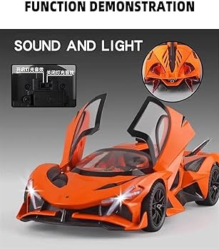 Scale Finished Model Car 1/24 for Apollo Project EVO Supercars