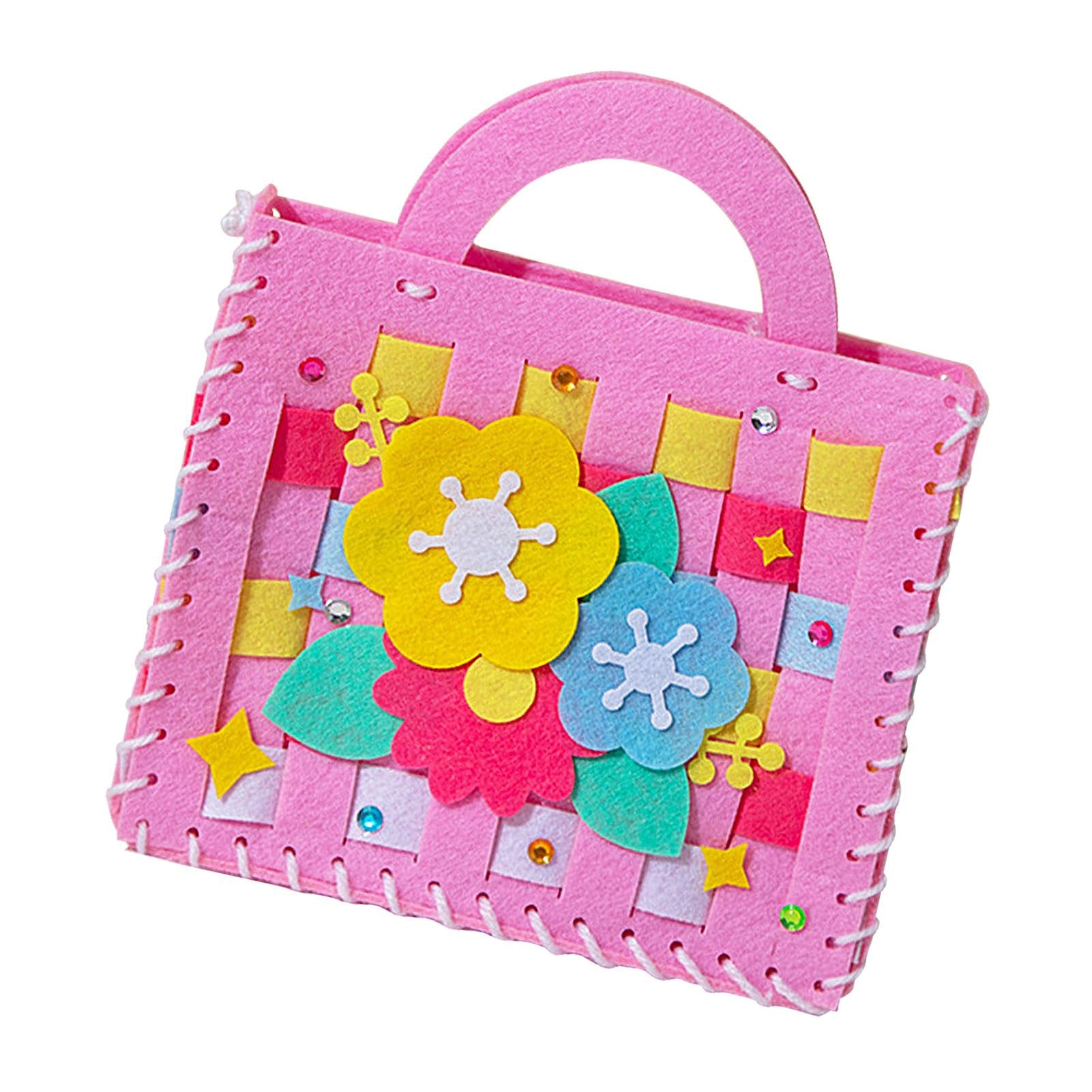 Kit De Costura Para Niños De 3 Proyectos – Set De Manualidades Con Fieltro Precortado Y Preperforado, Bolsa Y Accesorios, Regalo Creativo