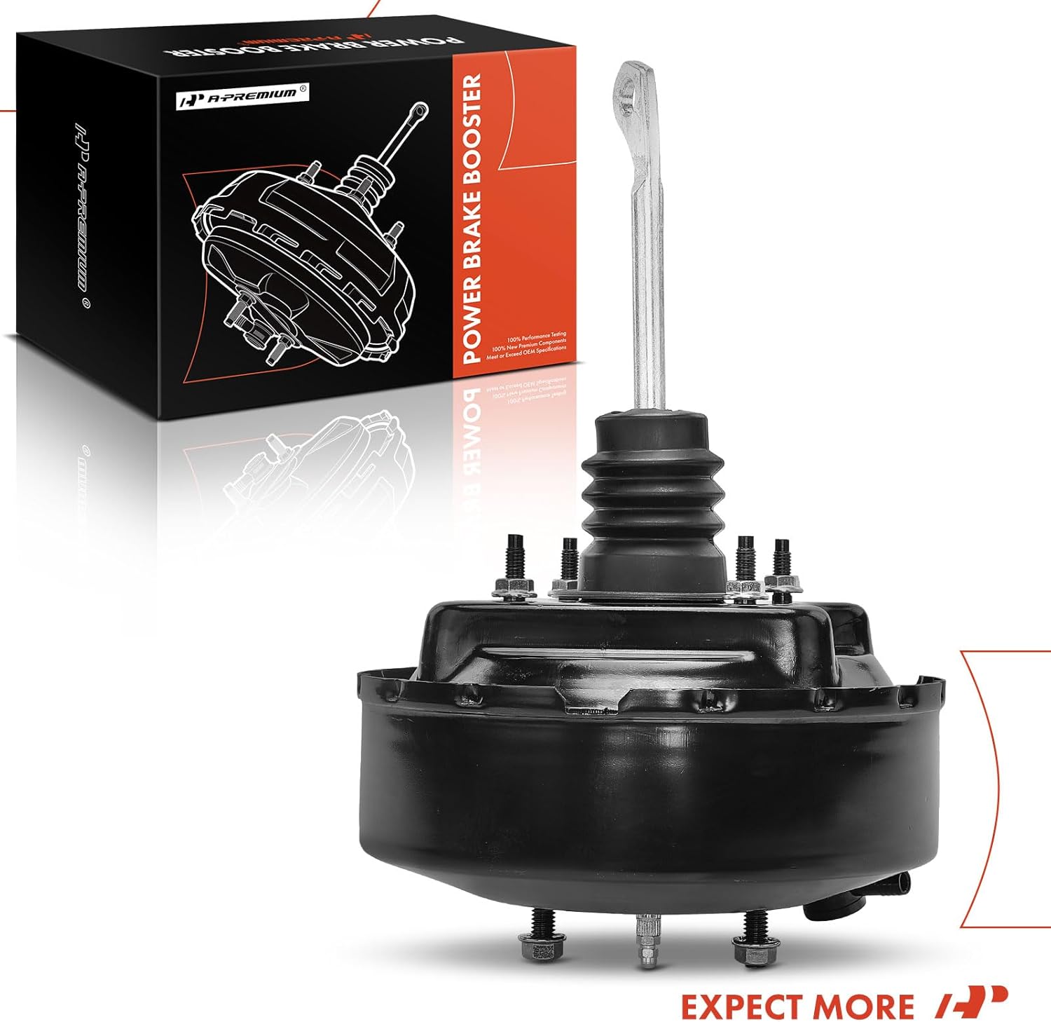 A-Premium Vacuum Power Brake Booster Compatible with Jeep YJ Series Wrangler 1991 1992 1993 1994 1995, Without Master Cylinder