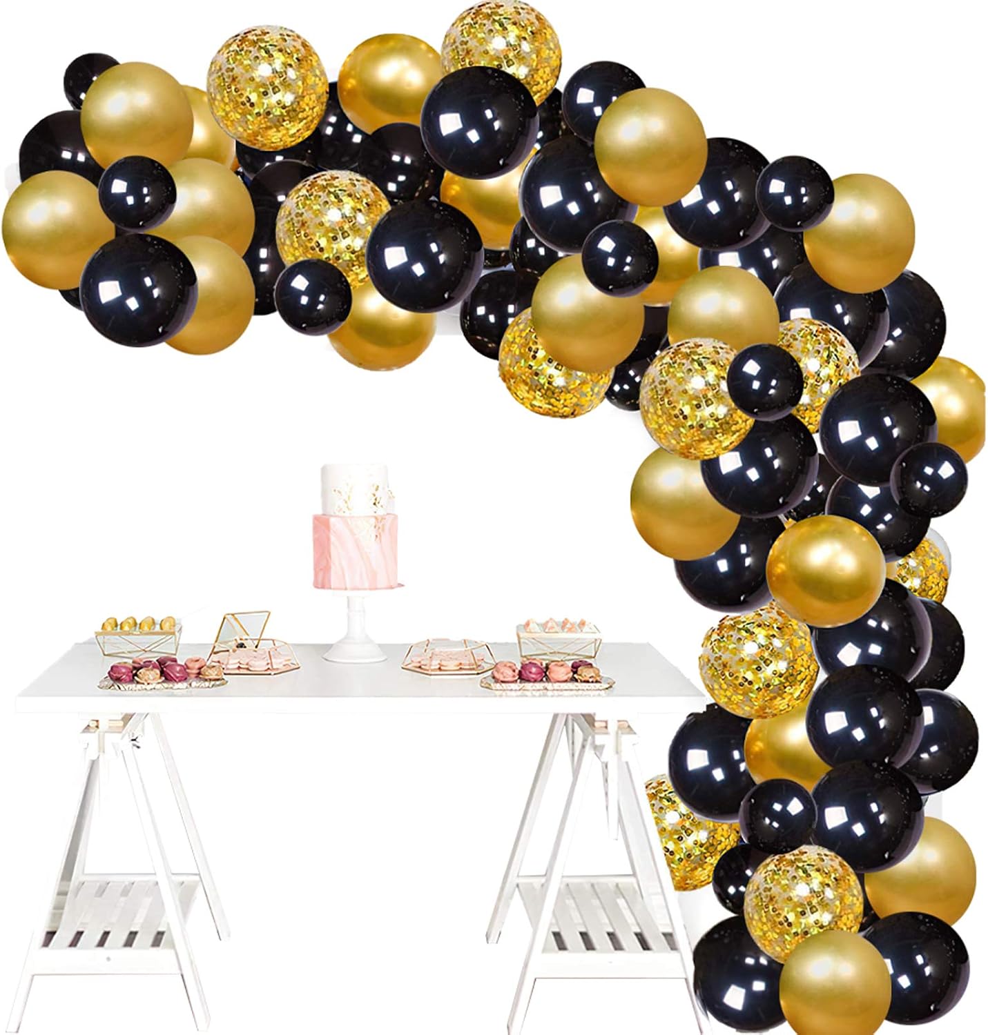 Birthday Black And Gold Theme