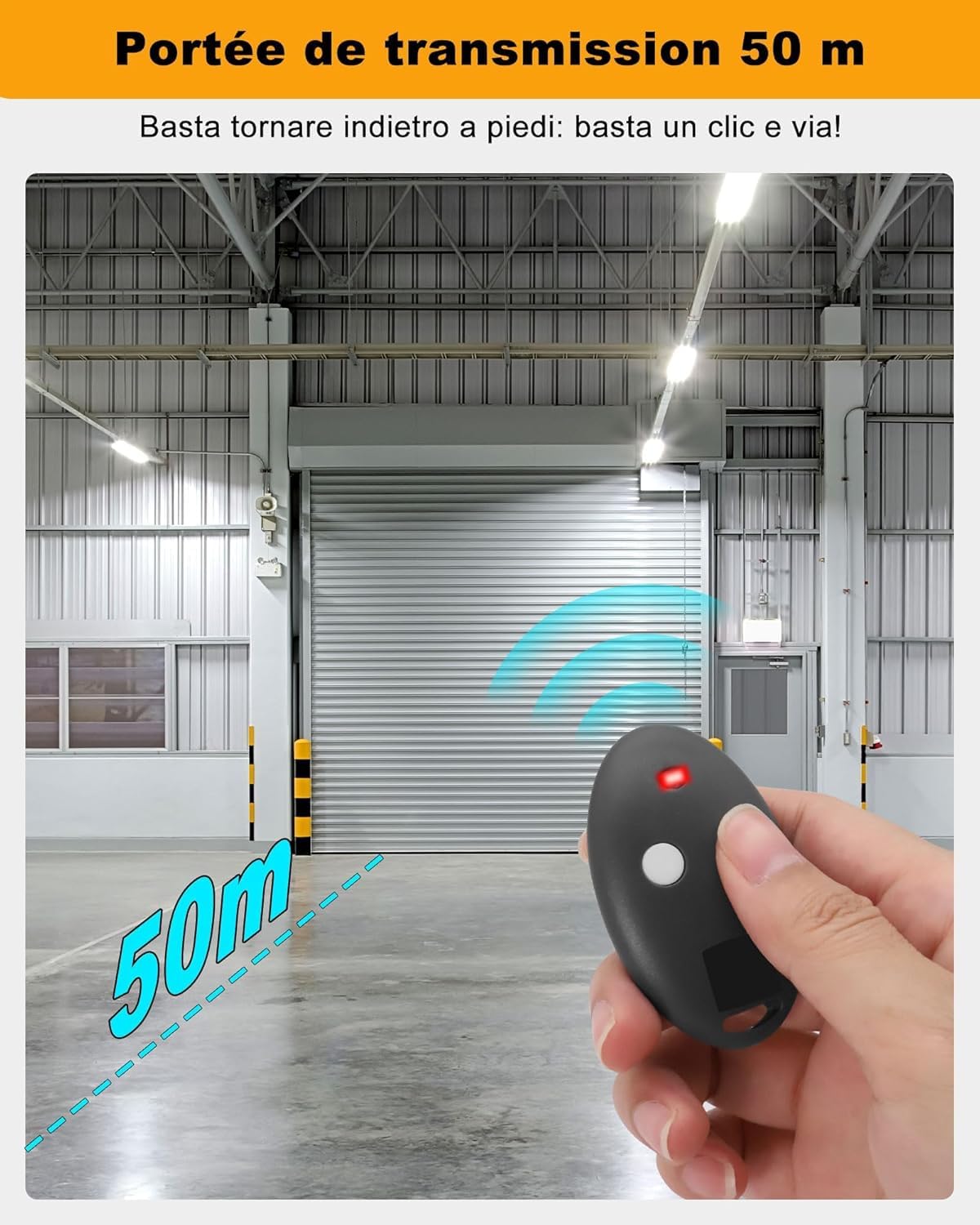 2PCS Telecomando Cancello, Compatibile con BFT MITTO2, 433,92MHz 2 Canali, Telecomando Porta Garage per MITTO2- Mitto2 M Rolling Code, per MITTO 2B RCB