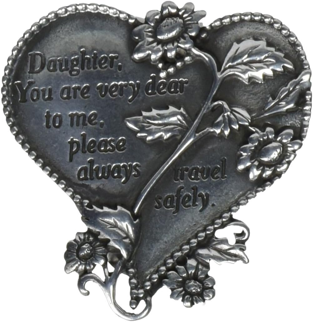 Cathedral Art Heart Visor Clip, Daughter