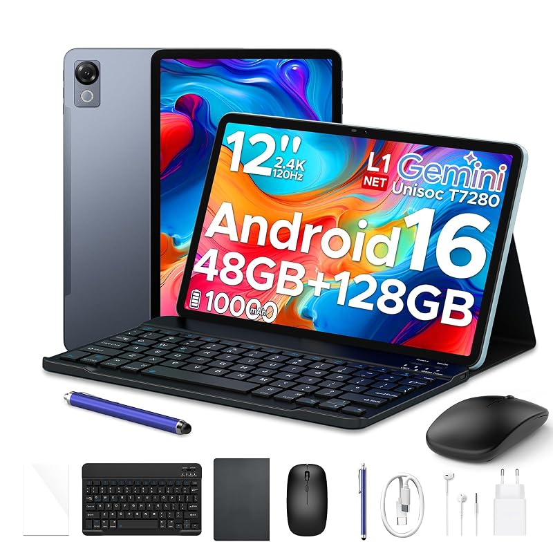 P12 Tablet 12 Pollici 2.4K 120Hz — batteria che dura un giorno