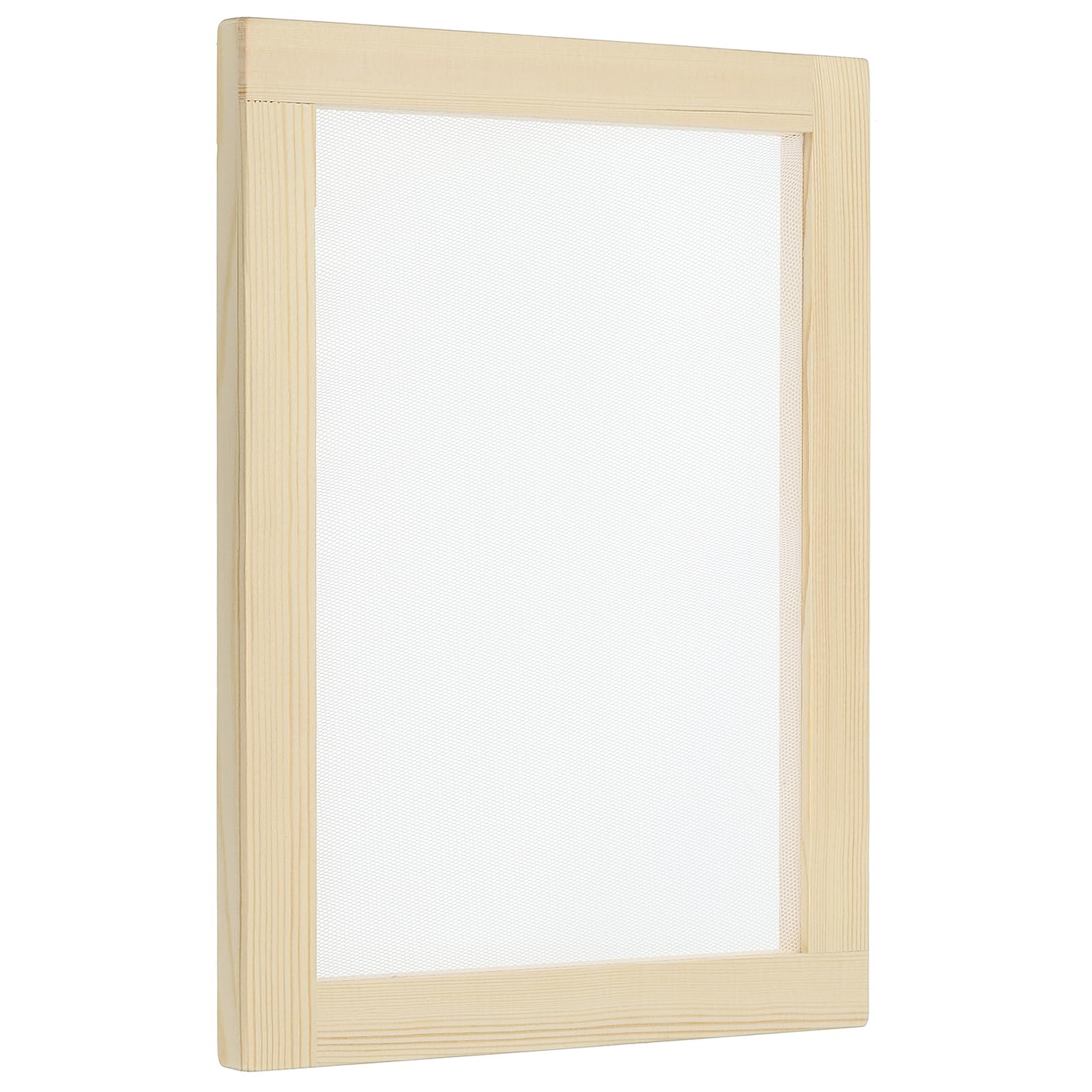 PATIKIL 9.8"x7.8" Wooden Paper Making Screen