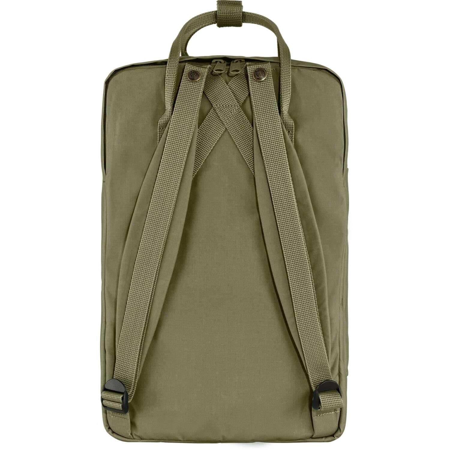 Fjällräven zaino per laptop con scomparto per laptop Kånken Laptop 17" Green oliva