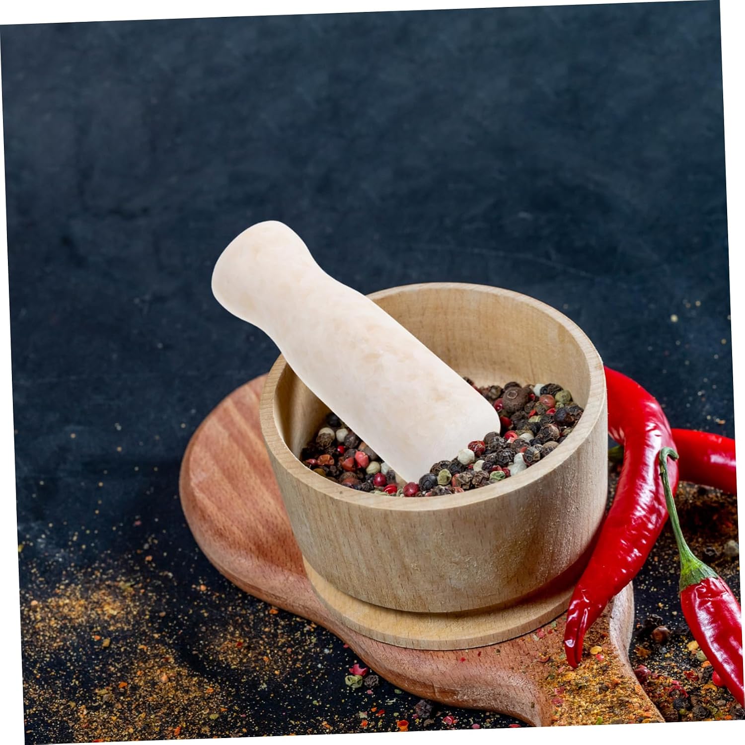 jojofuny Multifunctional Mineral Pigment Grinding Pestle for Artists Manual Grinding Rod for Watercolor and Oil Painting Compact Design for Easy Portability and Versatile
