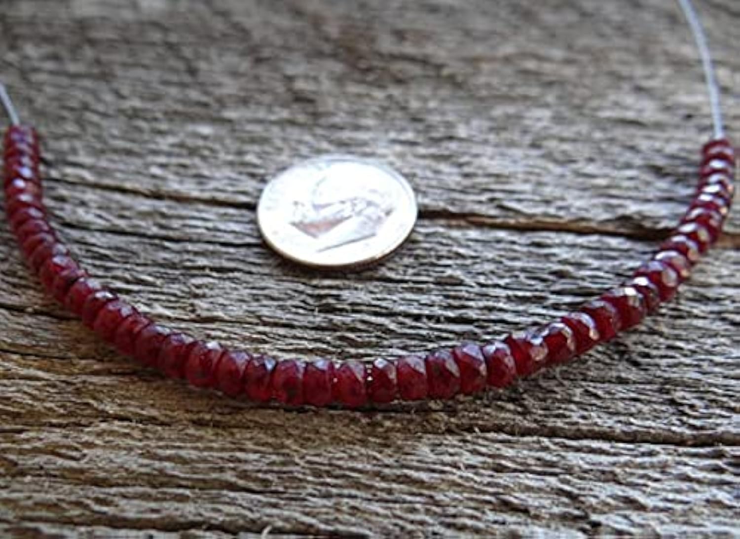 Rubis framboise LKBEADS facetté 4x2mm, finissez-en avec les perles ternes sans éclat