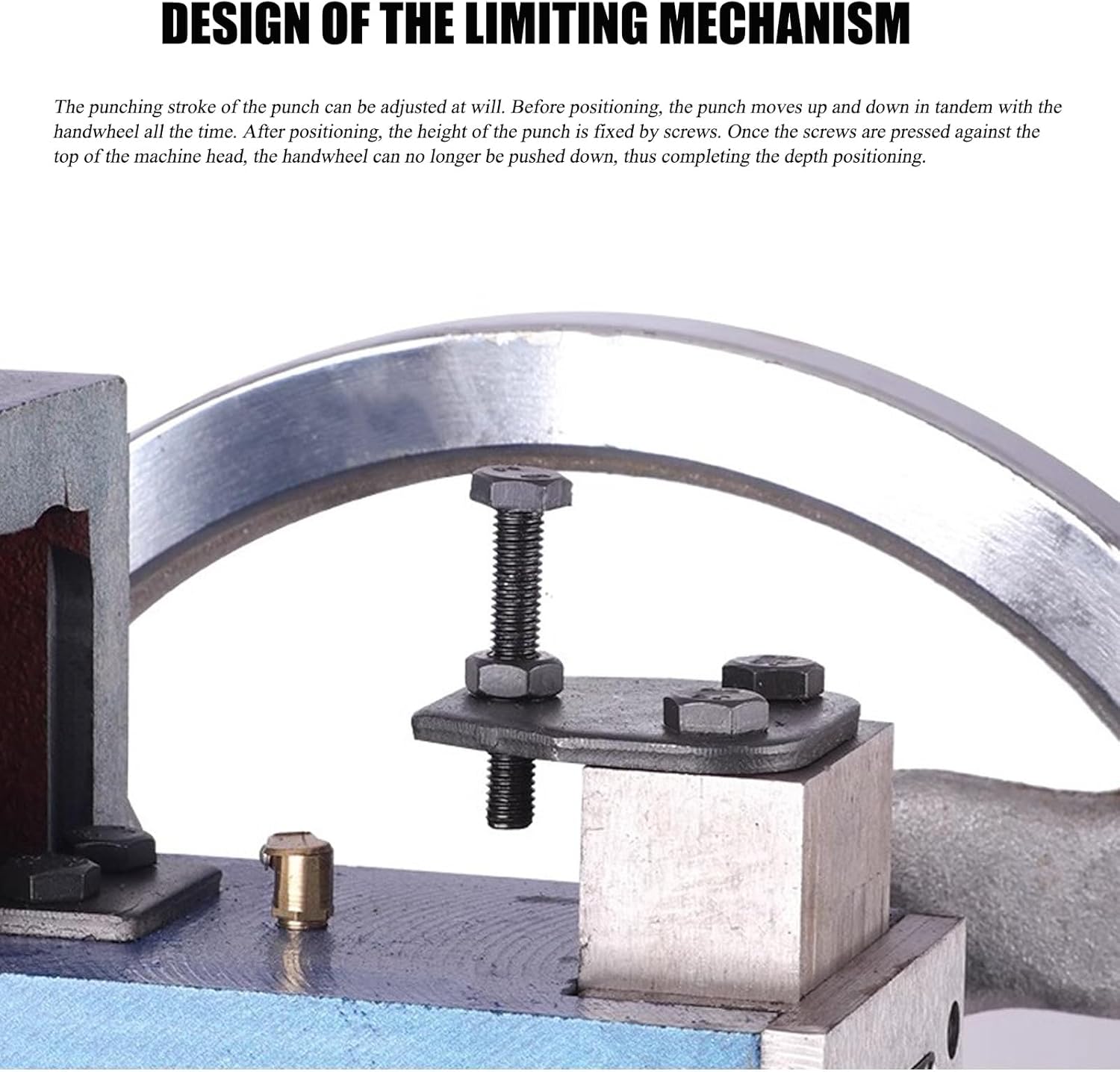 0.6-1.5t Hand Punching Machine Manual Press Puncher Punch Tools for Punching Blanking Bending Shallow Drawing Crimping(1.5ton)