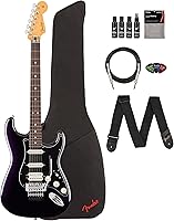 Vista 32 de Fender Player II Stratocaster - Paquete Rojo Coral con Funda, Correa, Cable, Paquete de 3 Púas y Kit de Limpieza de Guitarra