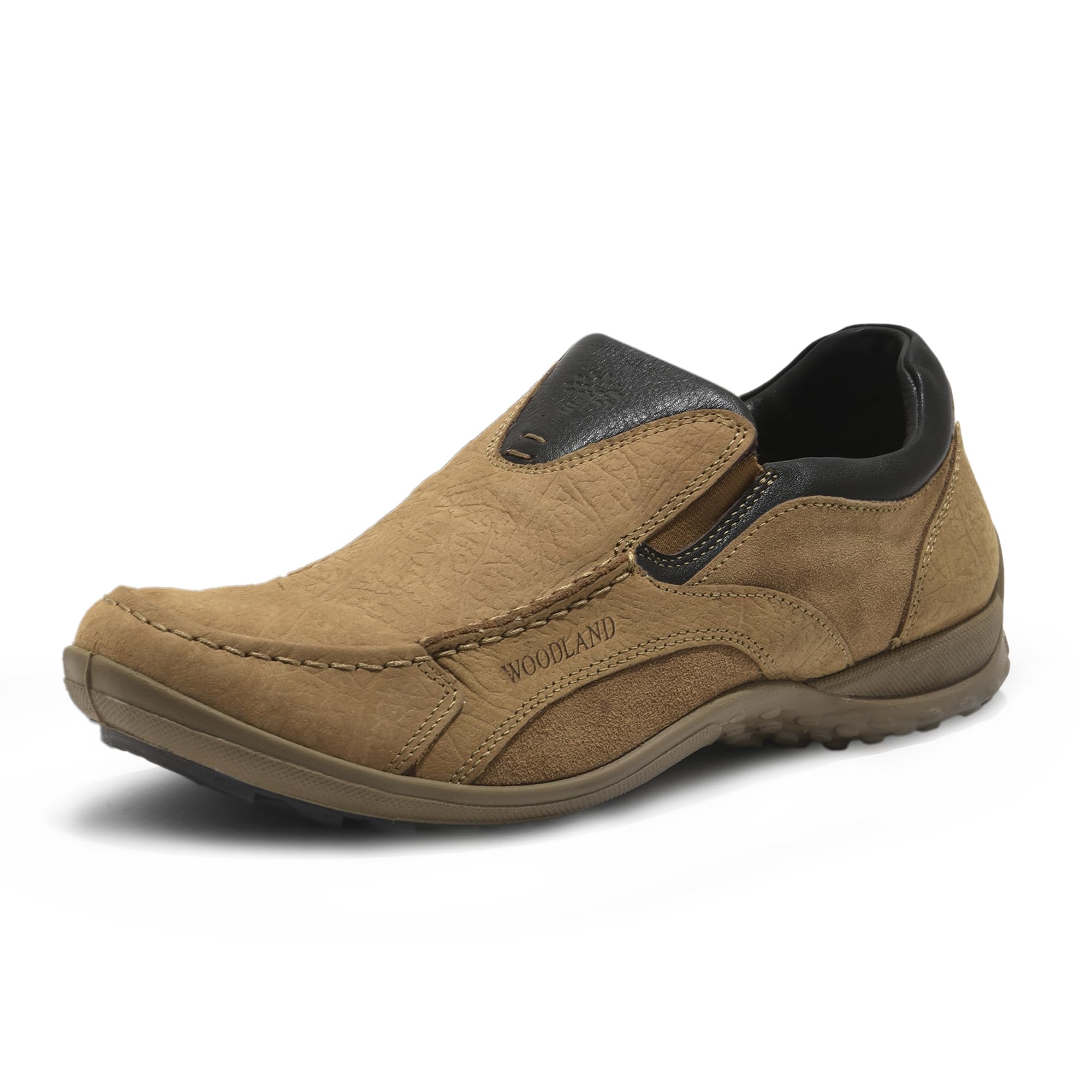 woodland Men Leather Loafers-picture-22