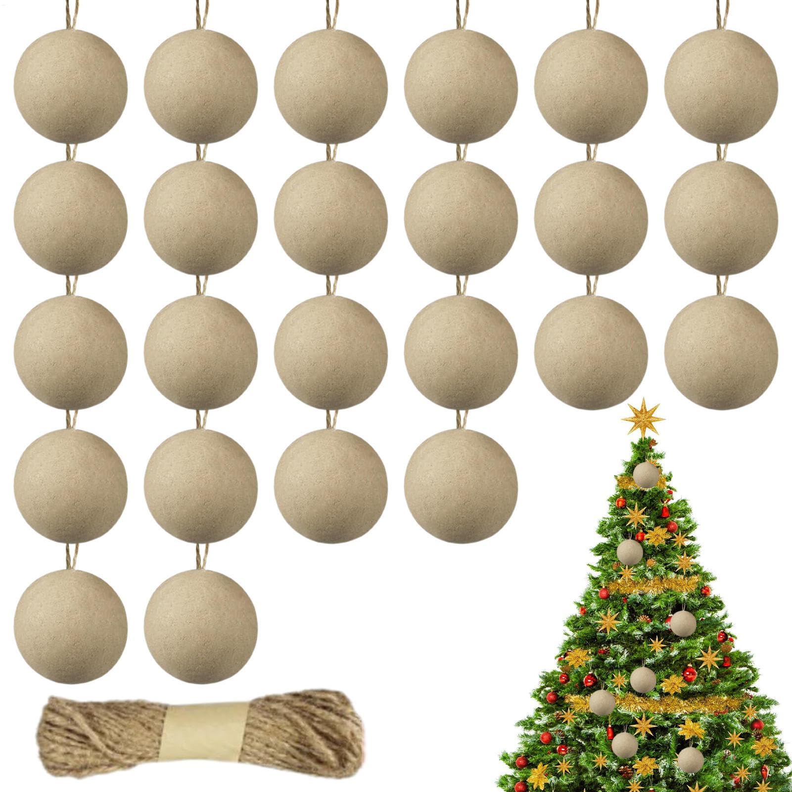 Papiermache runder Ball | Kugelformpapier Ornamente - Bastelmittel für