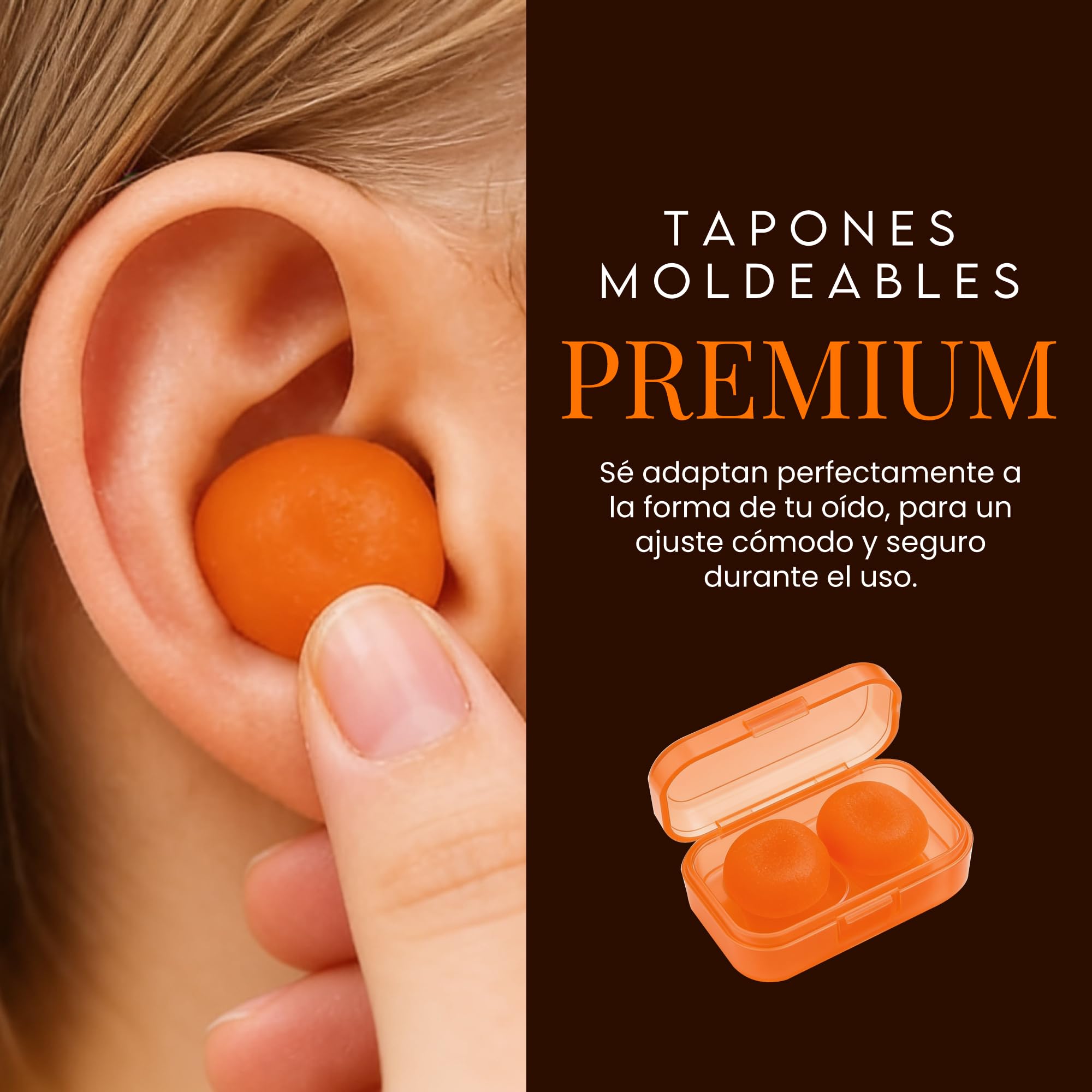 Pack descanso premium: Antifaz para dormir 3D seda, tapones para dormir de silicona, amuleto del sueño y bolsa satén – Kit relajacion sleep mask, tapones oidos en casa o de viaje. Regalos originales.