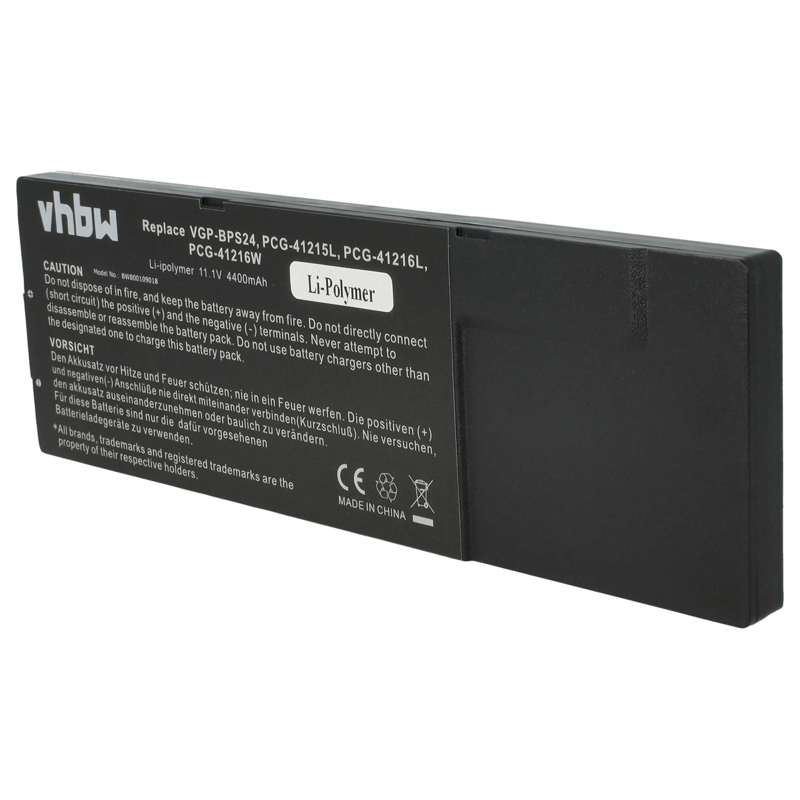 vhbw Bateria kompatybilna z Sony Vaio VPC-SB4X9E, VPC-SB4V9E, Notebook serii VPC-SB (4400 mAh, 11,1 V, Li-Ion) - Chip informacyjny