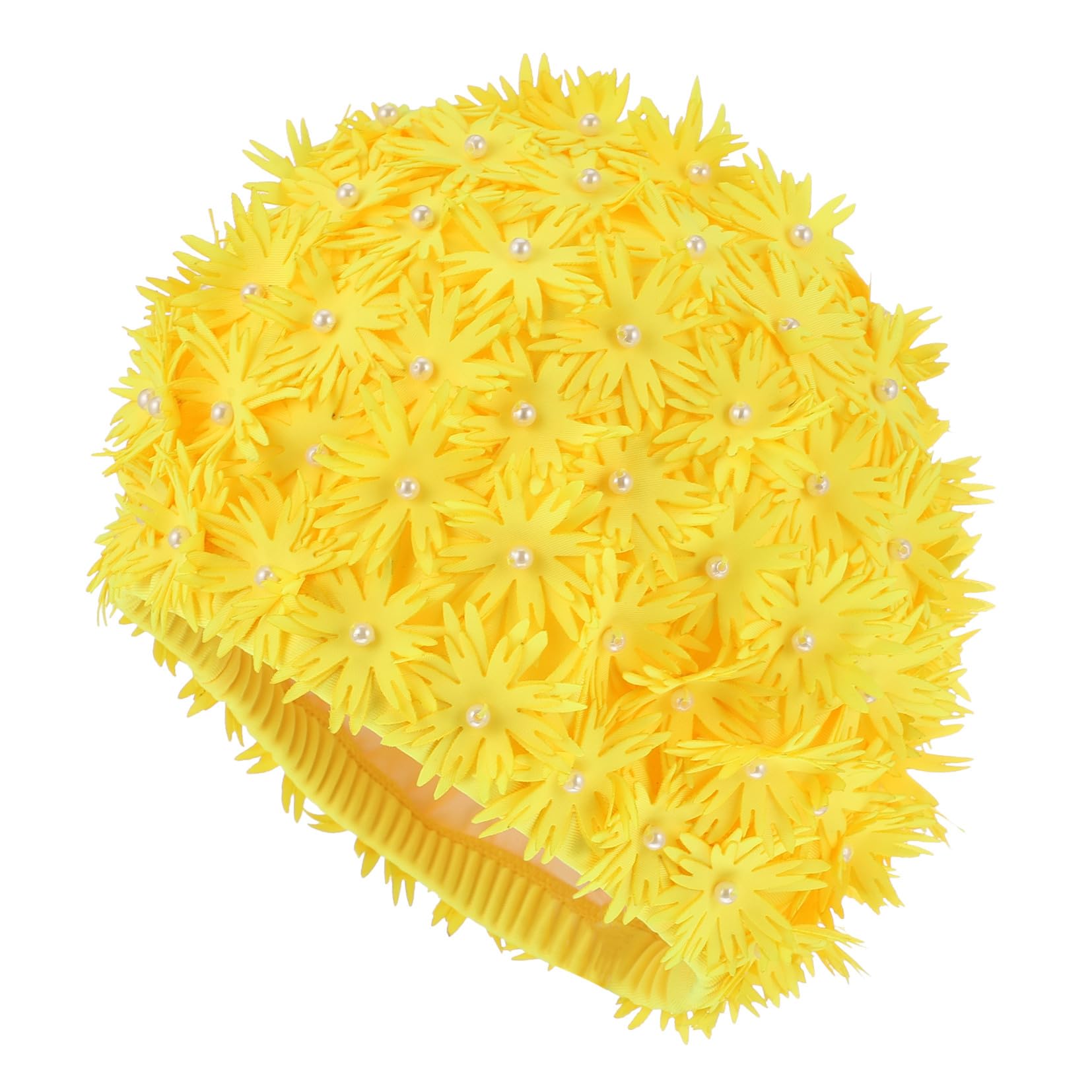 Toyvian Women Swim Hat Lightweight Breathable 3D Flower Swim Cap Comfortable Fit for Adults Swimming Pool Beach Water Sports