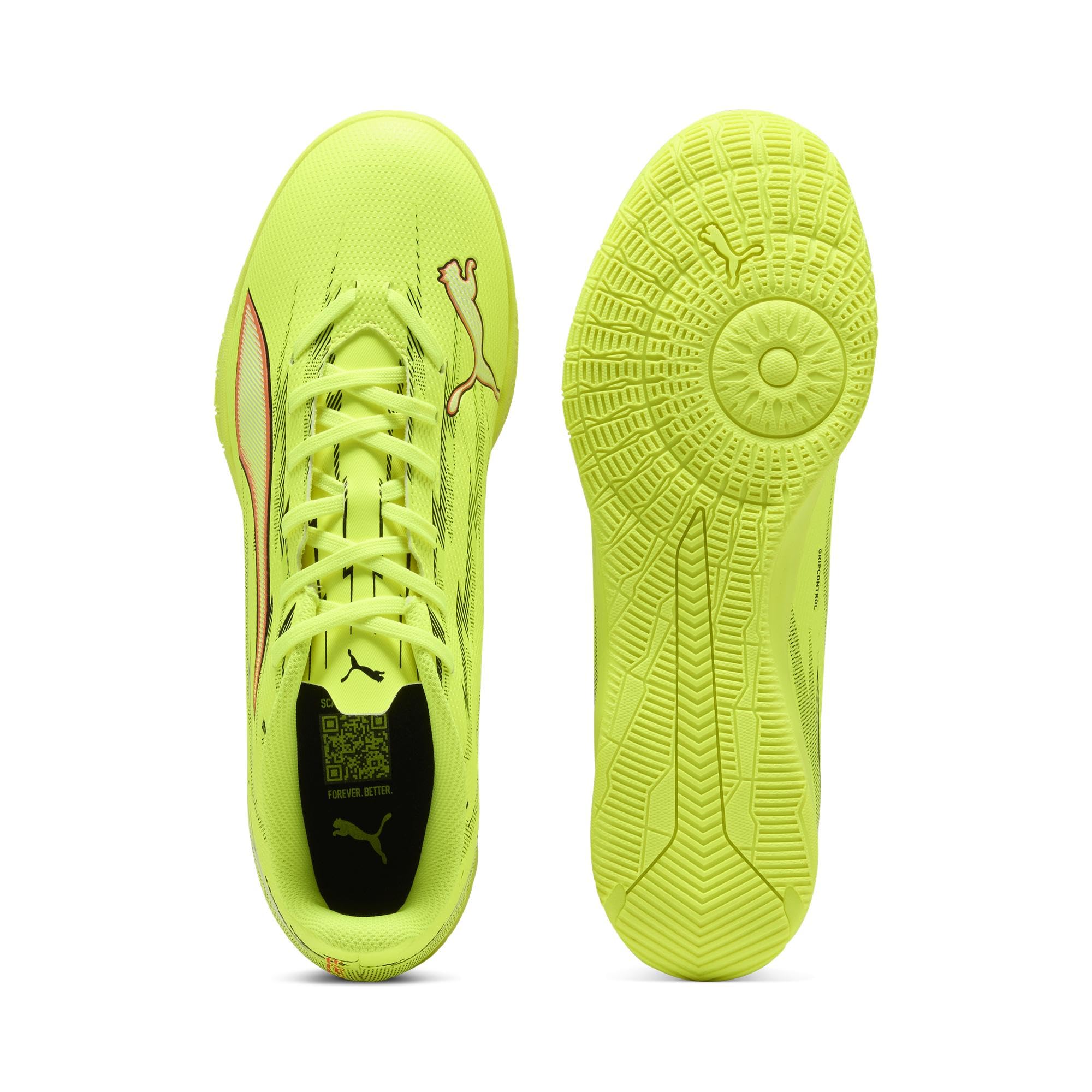 Puma Ultra 6 Play IT - Tenis de fútbol Unisex, Alerta Amarilla, Negro, Rojo Brillante, Lima exprimida, Talla 7 de Reino Unido, Yellow Alert Puma Black Glowing Red Lime Squeeze, 40.5 EU
