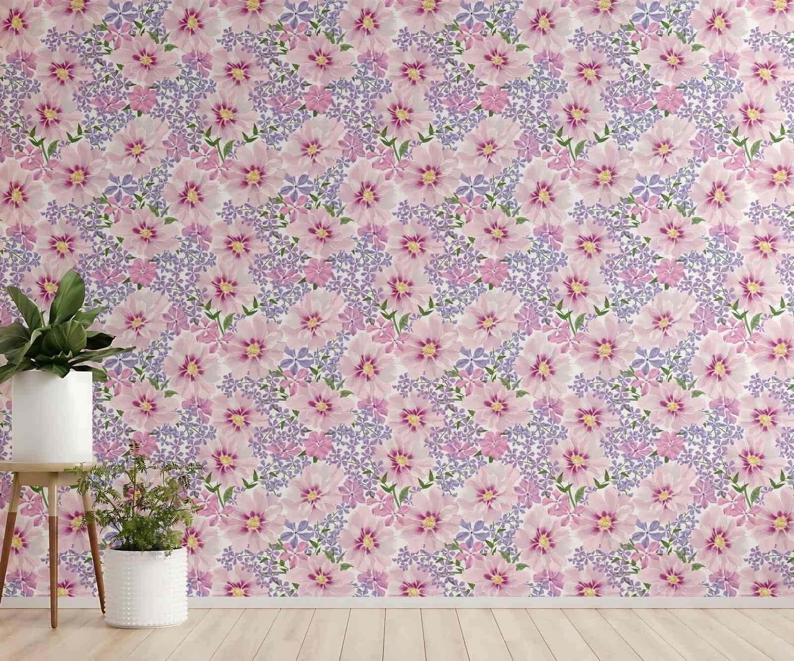 Küchenaufkleber Blume Selbstklebend Dick Küche Outdoor Wanddesign