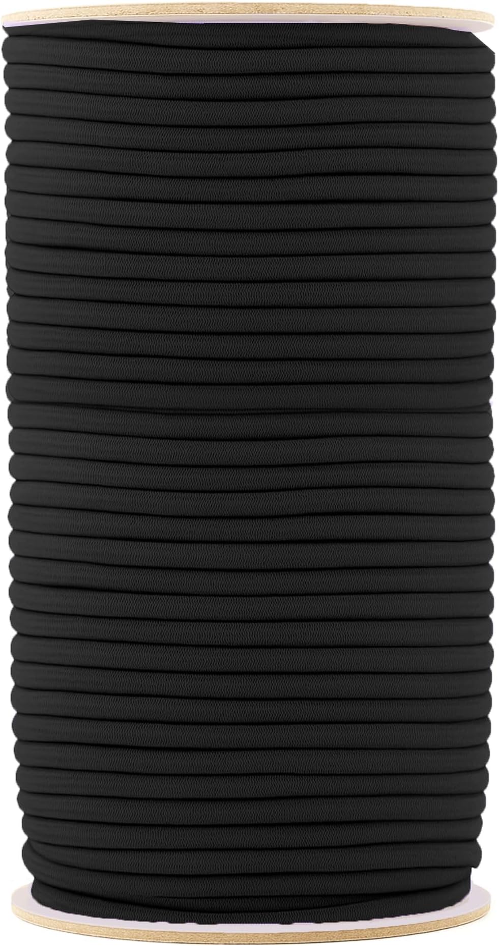 Mandala Crafts 2mm Black Elastic Cord for Jewelry Making – 76 Yds Stretchy Cord Round Elastic Strings for Sewing