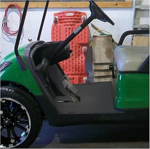 Miniatura 3 de 10L0L Tapete de revestimiento de piso para carrito de golf, cobertura completa para Yamaha G29 Drive, alfombrilla de repuesto de goma resistente