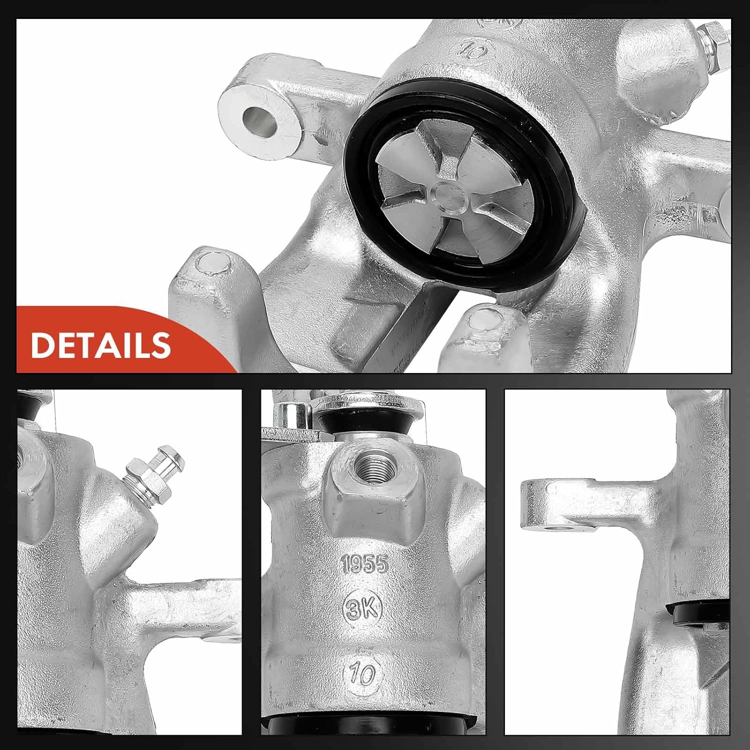A-Premium Disc Brake Caliper Assembly Without Bracket Compatible with Select Mini Models - Cooper 2008-2015, Cooper Paceman 2013-2014 - Rear Left Driver Side