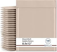Vista 25 de Sobres pequeños de papel kraft de burbujas de 5 x 10 pulgadas #00 Sobres acolchados autosellables Sobres acolchados de burbujas