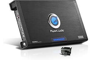 Planet Audio AC2600.2 Anarchy Series 2 Channel Class A/B Car Amplifier: Reigning Bass Supreme