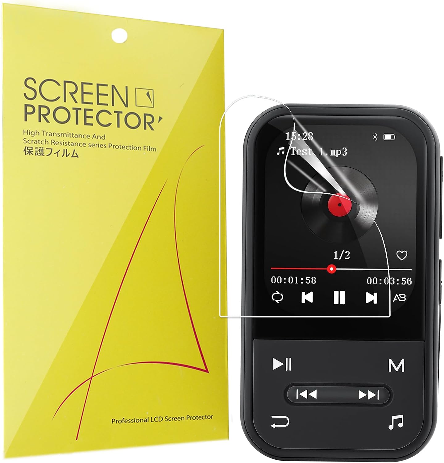 Lamshaw Compatible for ZAQE X20 Mp3 Player Screen Protector, [6 Pack] Full Coverage TPU Clear Film Compatible for ZAQE X20 2 inches HiFi Mp3 Player (6 Pack)