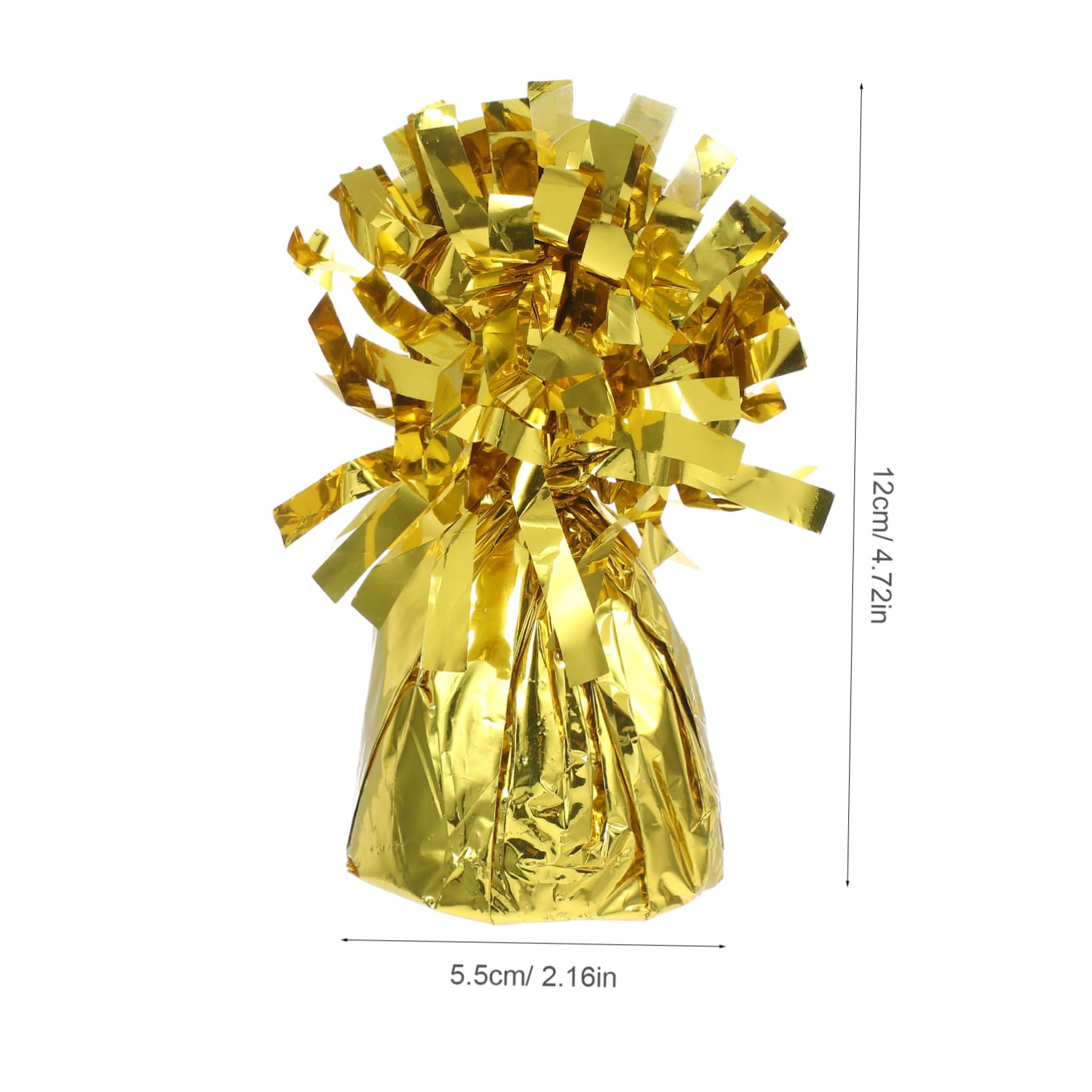 Goldene Ballongewichte 6 Stück für Hochzeit und Jubiläum