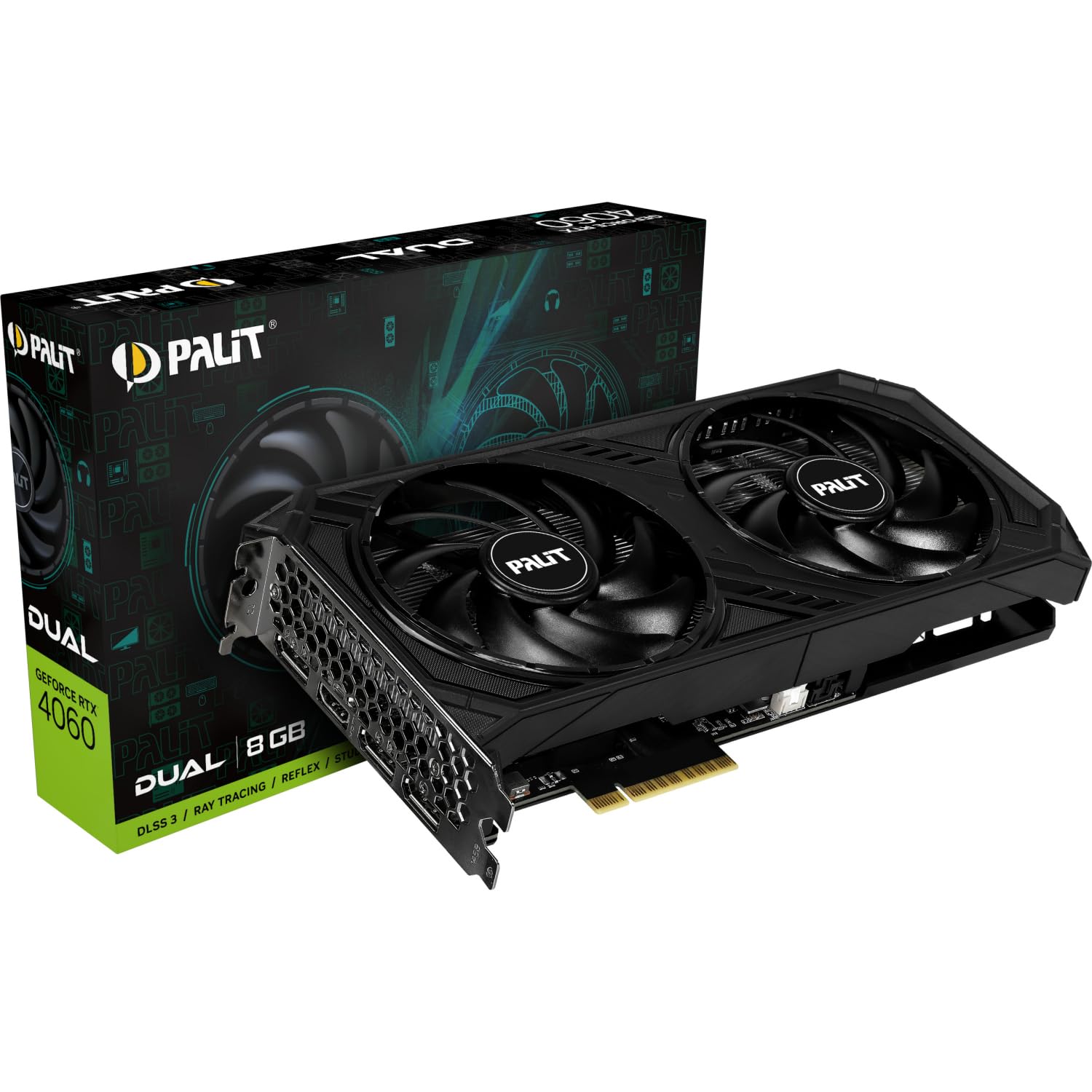 Palit GeForce RTX 4060 Dual 8GB / NE64060019P1-1070D / Graphics Board