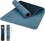 Tapis de yoga Gruper antidérapant, tapis de fitness écologique avec sangle de transport, tapis de yoga professionnel pour femmes, tapis d'entraînement pour la maison, Pilates et exercices au sol