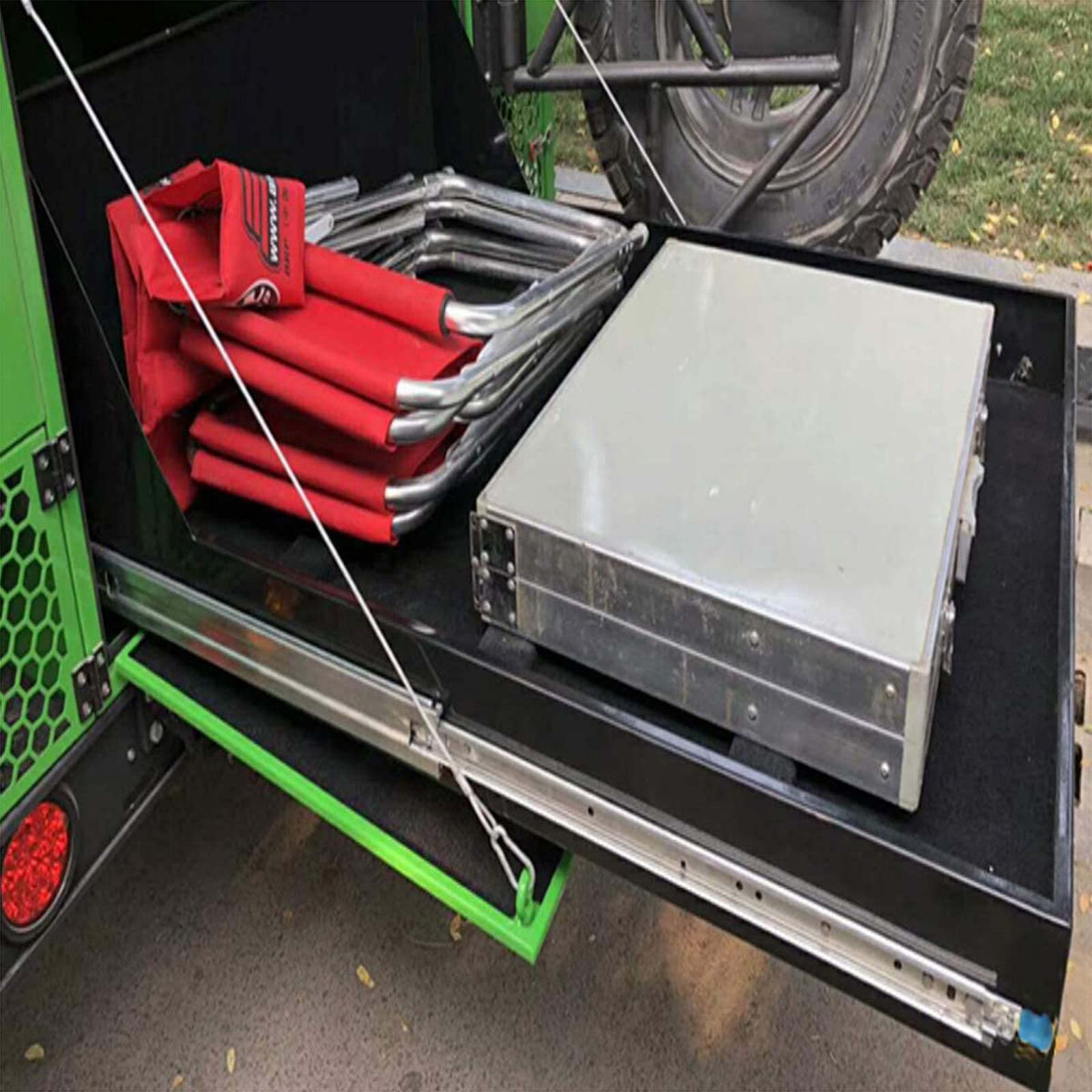 Guías para cajones de servicio pesado con cerradura Guías telescópicas de 711 mm Extensión completa Rieles deslizantes para cajones Capacidad de carga de 120 kg, 1 par, 48 pulg. = 1200 mm (46 pulg. =