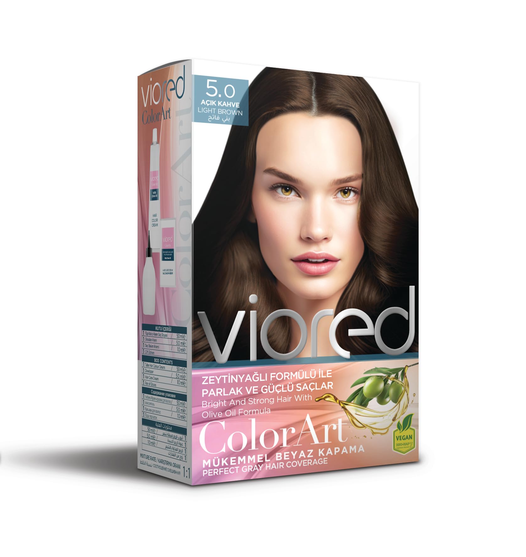 Set Saç Boyası 5.0 Açık Kahve