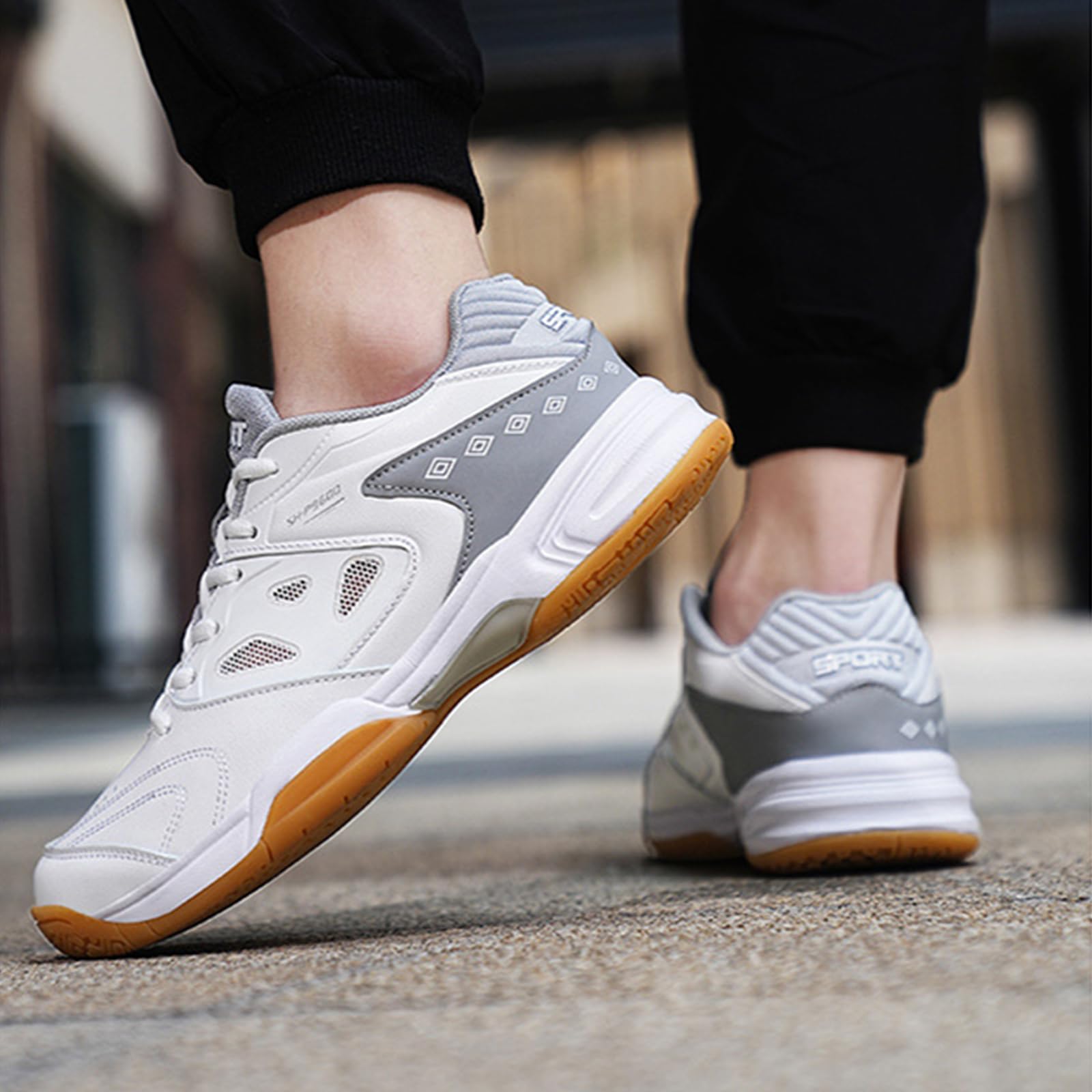 Zapatos De BáDminton,Zapatillas De Entrenamiento De Tenis,Zapatos De Tenis De Mesa,Zapatos De Tenis,Agarre CóModo Y Firme,Ligeras Transpirables,para Interior Y Exterior Fitness Casuales