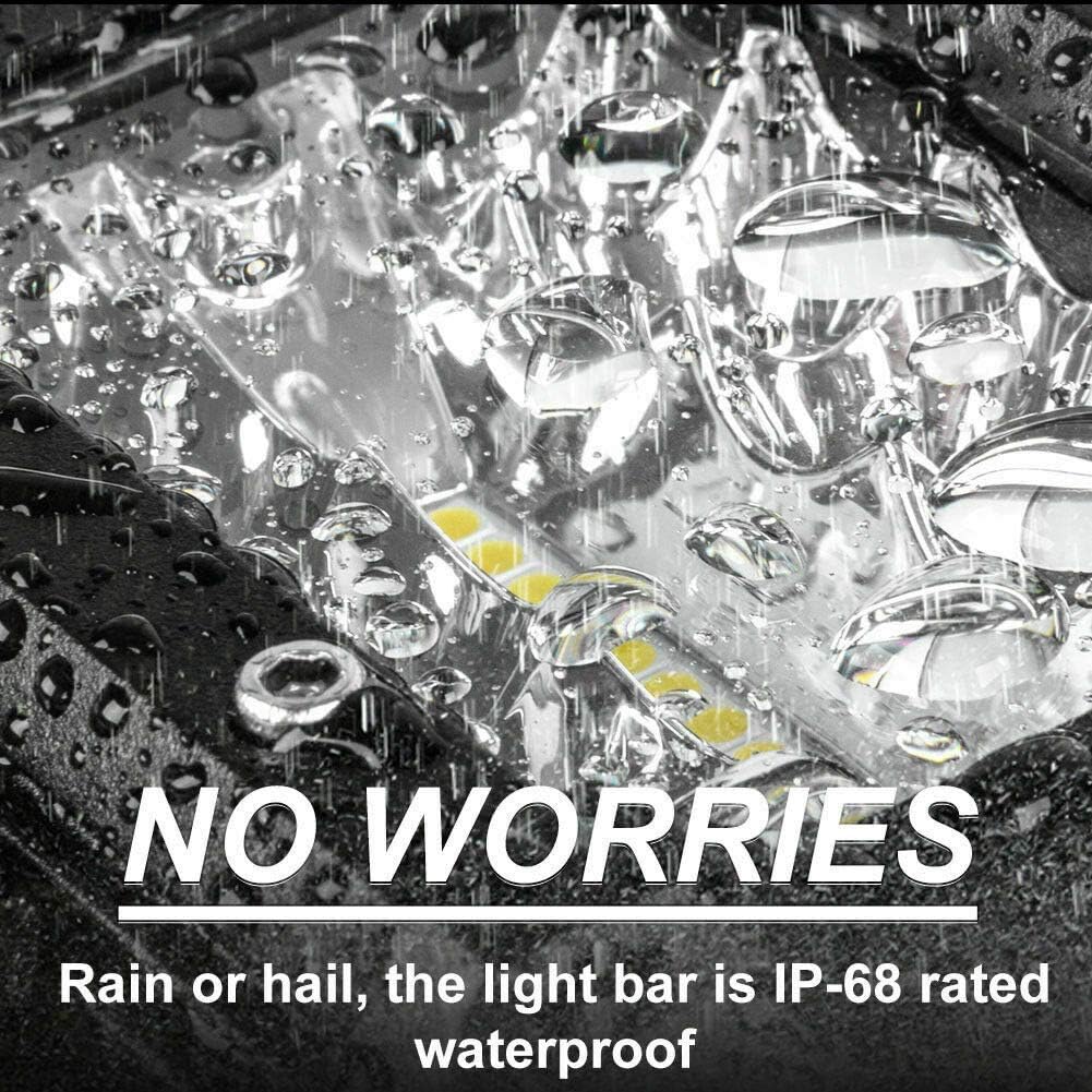 4 Inch Led Pod Lights 60W 12000LM Triple Row Spot Flood Combo Off Road Fog Driving Work Light for Truck ATV UTV SUV Boat, 8 Pack