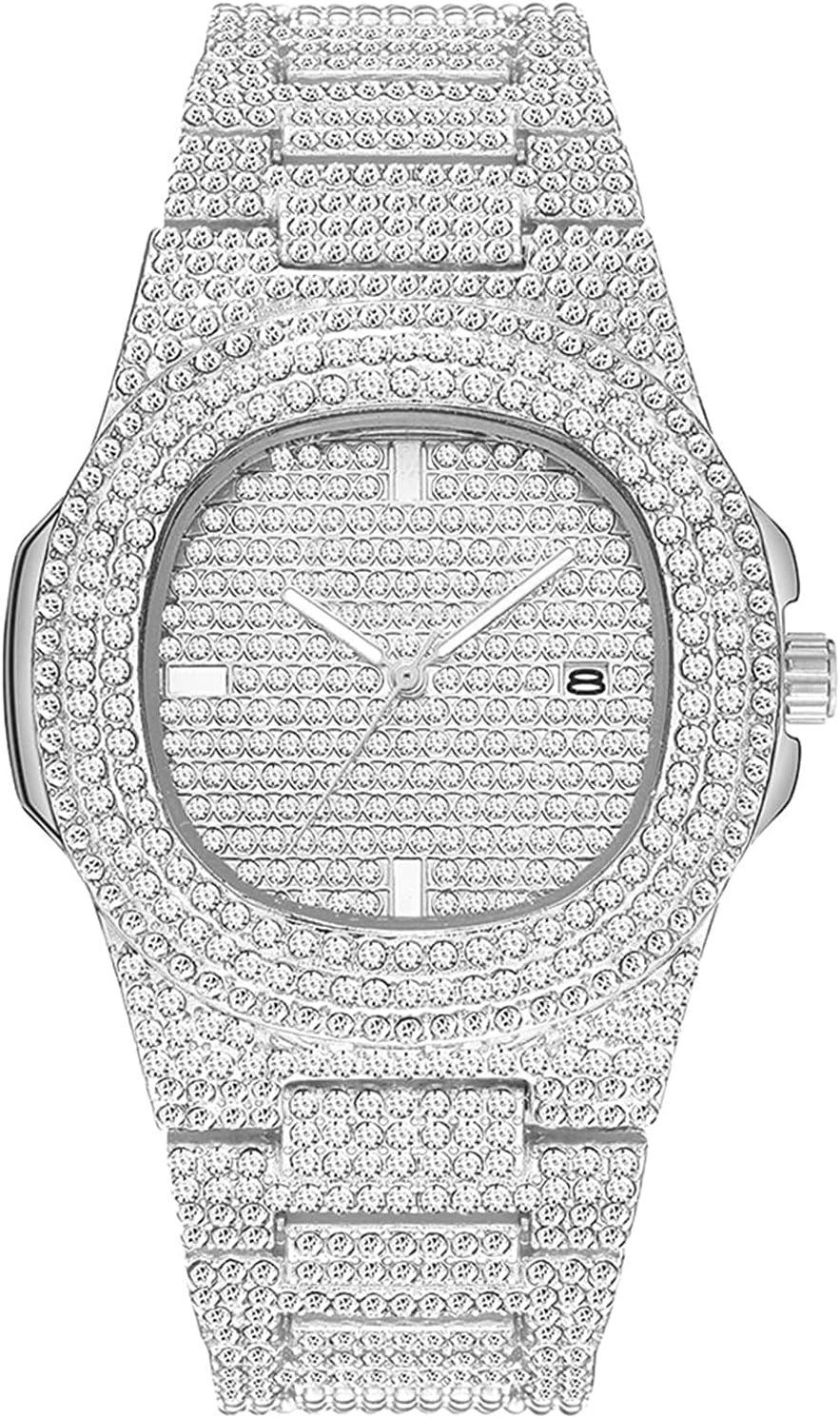 BESTKANG Fashion Unisex Crystal Diamond Watches Mens/Womens