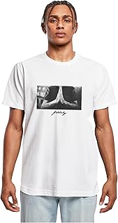 Camiseta Pray de Mangas Cortas para Hombre con Estampado Frontal, Moda Urbana Callera, en Algodón, Distintos Colores, Tallas XS-5XL