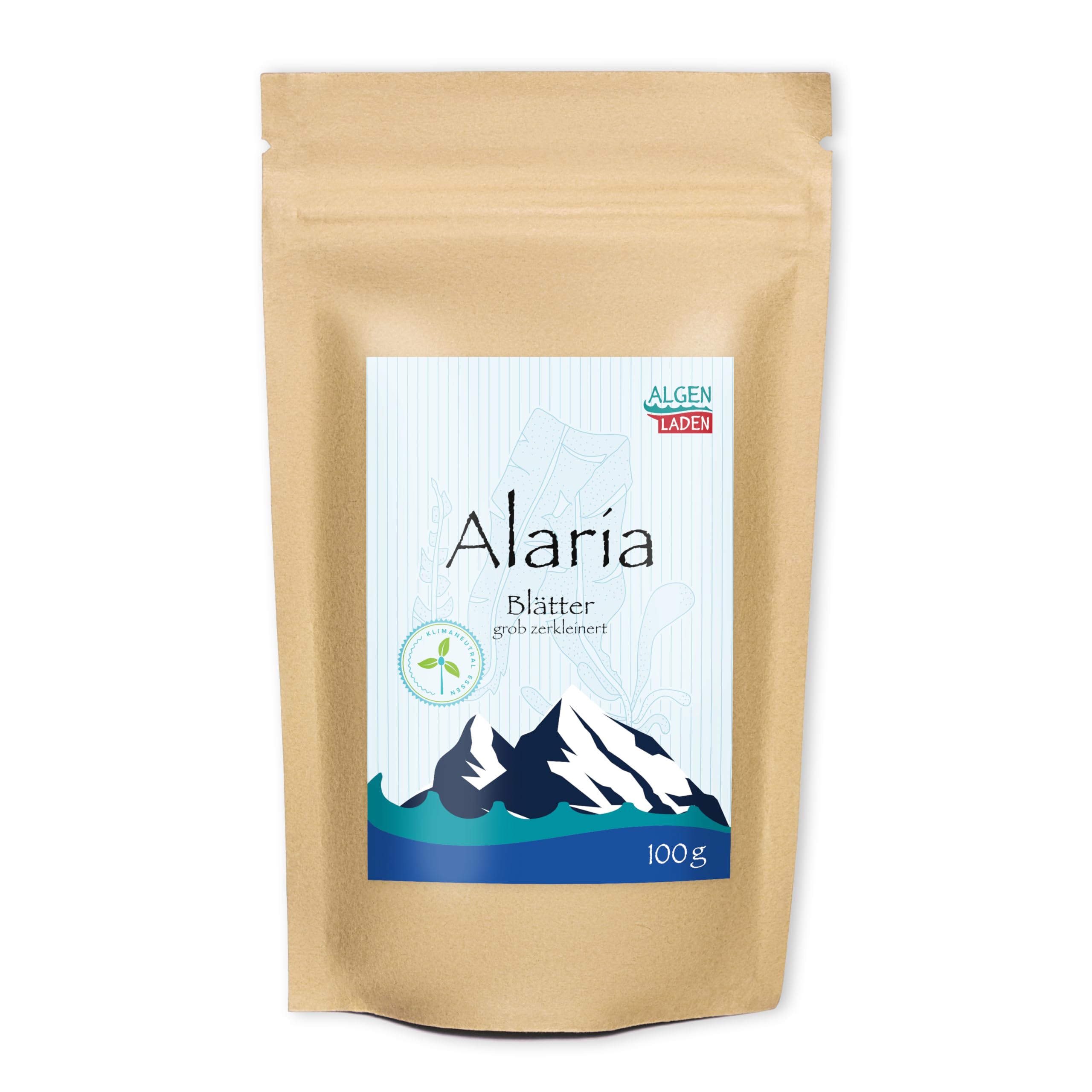 ALGENLADEN Alaria Blätter - 100 g | höchste Qualität aus Norwegen | klimaneutral essen