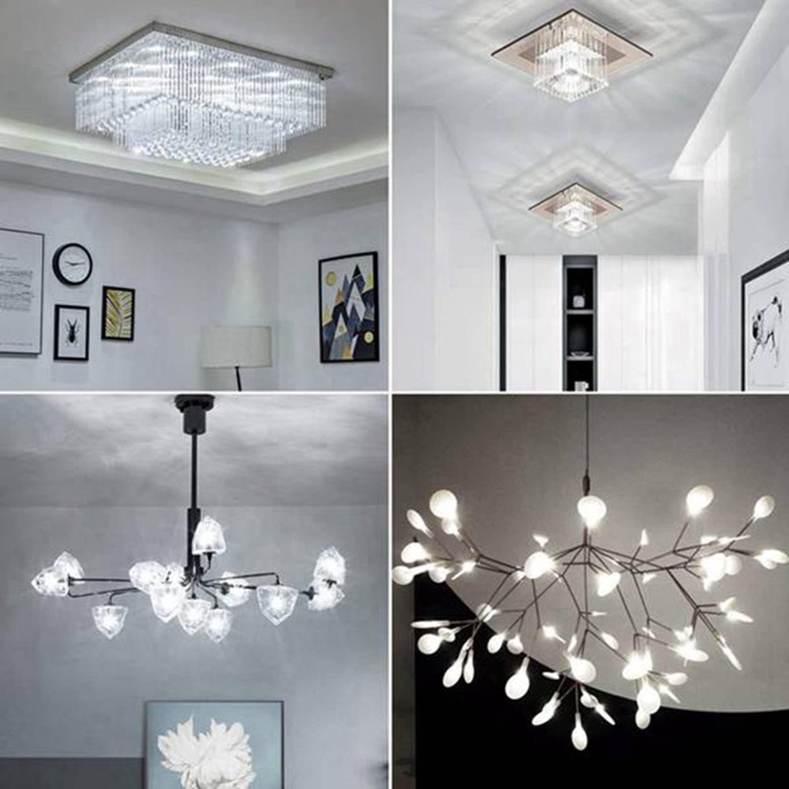 Bombillas LED G9 12W repuesto 120W Ahorro de energía Sin parpadeo 1200 LM No regulable Para iluminación del hogar lámparas araña lámparas techo dormitorios cocinas(Natural White 4000K,8pack)