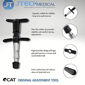 JTECH CAT Original Chiropractic Adjusting Tool, Handheld Spine Correction Tool and Back & Neck Massager, 20-45 lbs Max Average Force Range, Made in USA