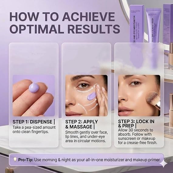 Multi-Action Serum for Face Eye, Anti-Wrinkle Moisturizer& Lip Line Filler