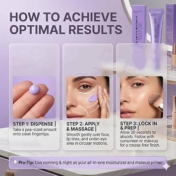 Multi-Action Serum for Face Eye, Anti-Wrinkle Moisturizer& Lip Line Filler