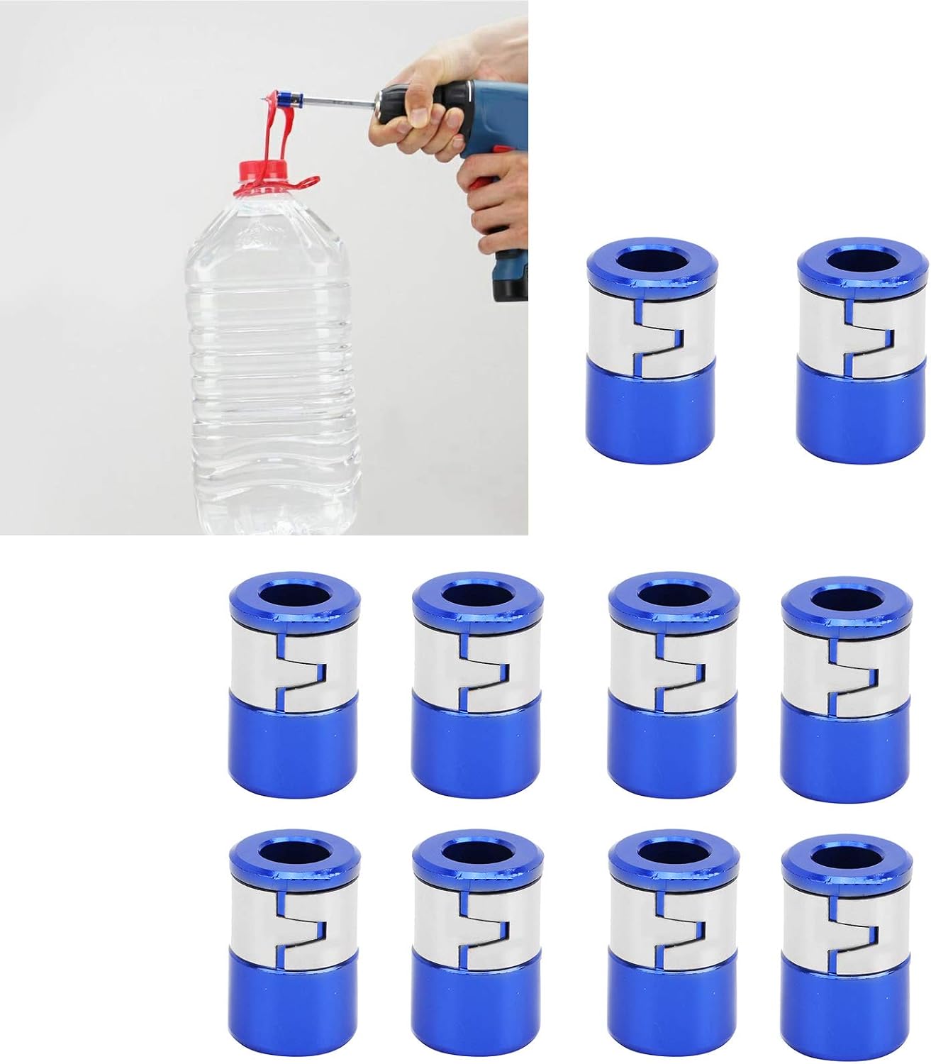 Garosa Magnetizer, Alloy Steel Strong Suction, 10PCS Magnetic Bit Tool for Cabinet Installation