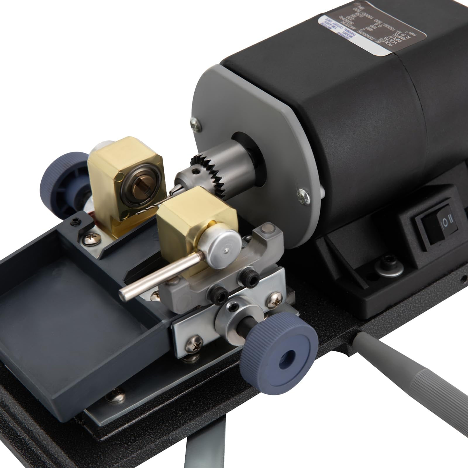 Taladro de perlas para joyas, 480 W, con pedal y caja de herramientas, 500 – 15000 rpm, juego de taladros DIY