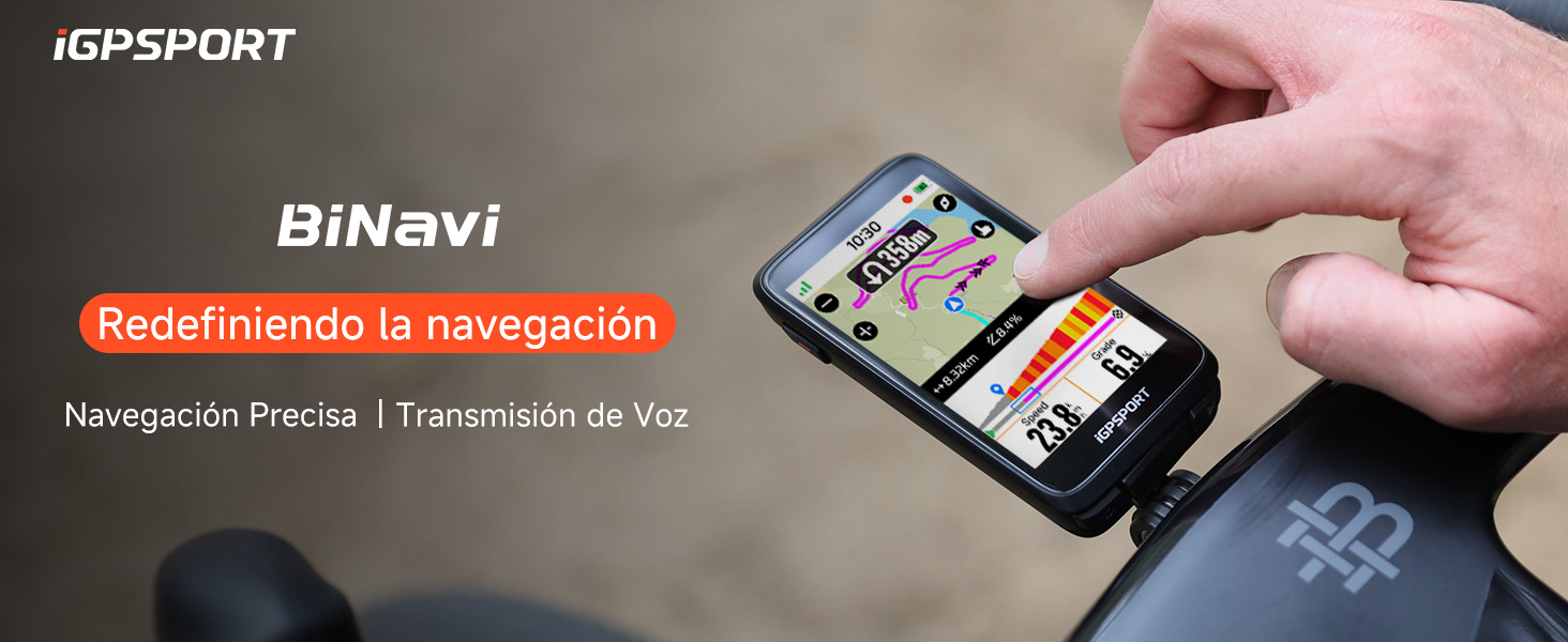 iGPSPORT BiNavi Bicycle Computer GPS Analysis Training Function