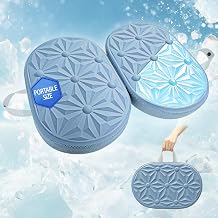 Cooling Gel Enhanced Memory Foam Seat Cushion, Desk Chair Seat Cushion, Office Chair Cushions, Foldable Portable, Back Sciatica Coccyx Tailbone Pain Relief, Driving Car Airplane Wheelchair Bleachers