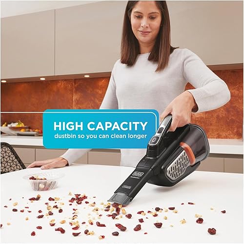 Miniatura 5 de BLACK+DECKER dustbuster Portable Vacuum Cordless Handheld, Small Hand Vacuum Cleaner for Dorm Home and Car, Powerful 20V AdvancedClean+