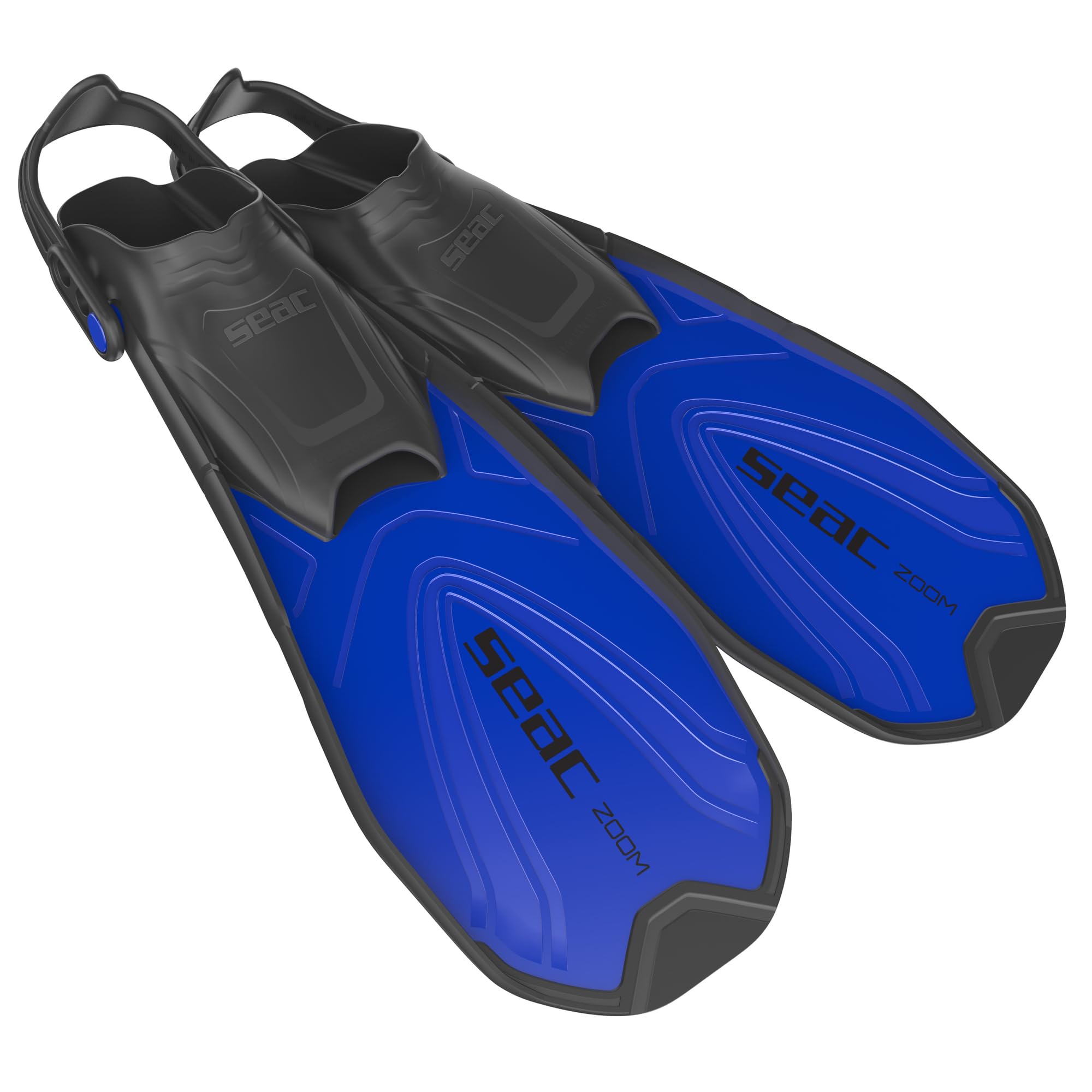 Seac Zoom, Palmes Courtes pour Adultes et Enfants pour la Natation et Le Snorkeling