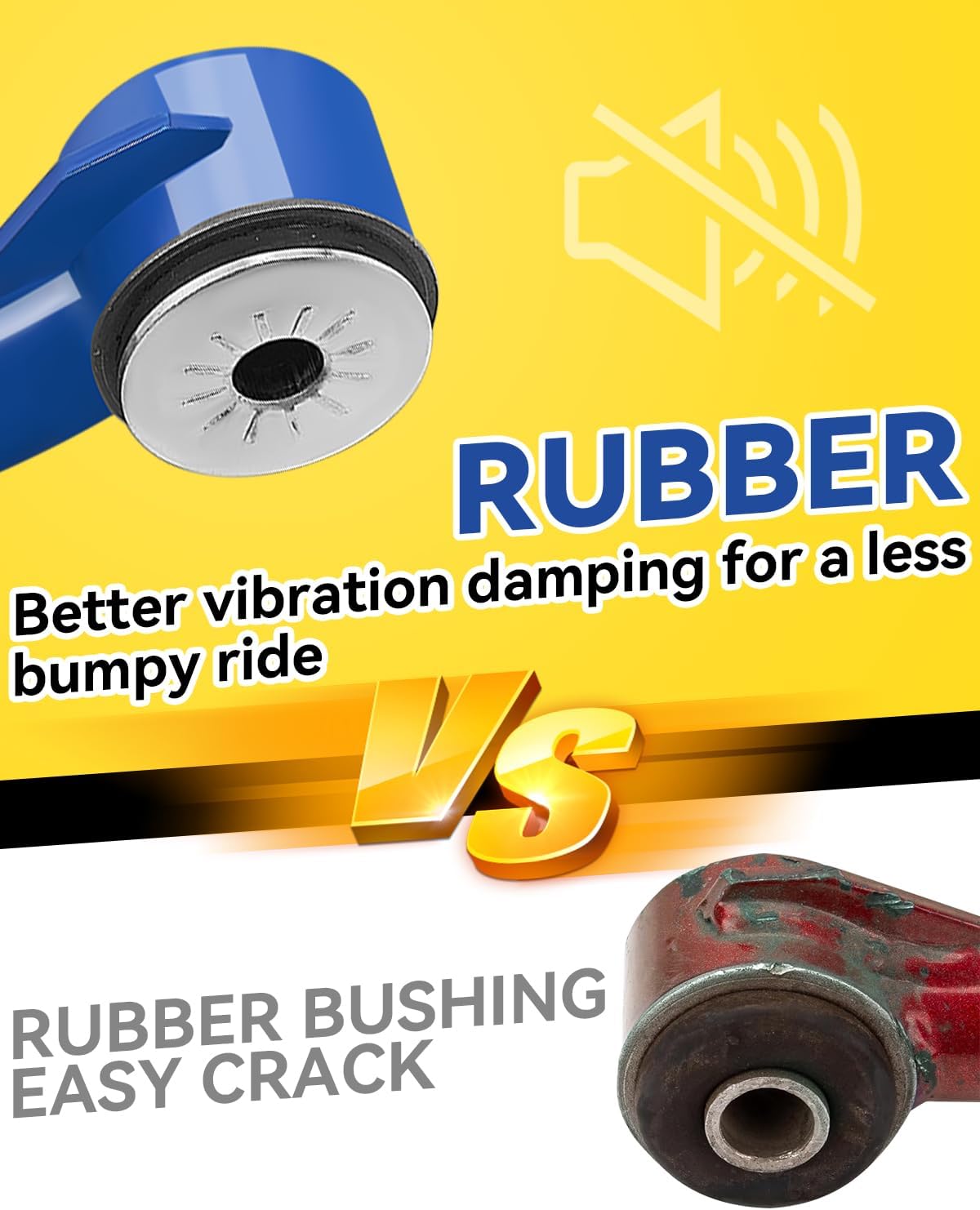 Front Upper Control Arms for 2000-2010 Silverado Sierra 2500HD 3500HD, 2-4" Lift 2 PCS Blue Tubular Suspension Ball Joint Control Arm