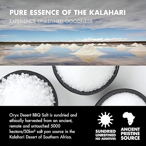 Miniatura 3 de Oryx - Molinillo de sal del desierto de mezcla para barbacoa  Molinillo de cerámica para sal  condimento para barbacoa  Sal gourmet naturalmente